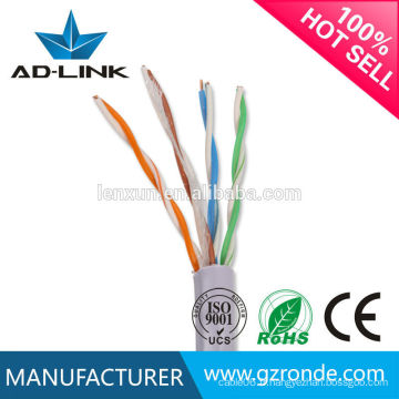 Câble téléphonique 24awg UTP 2 paires Cat5e en gros